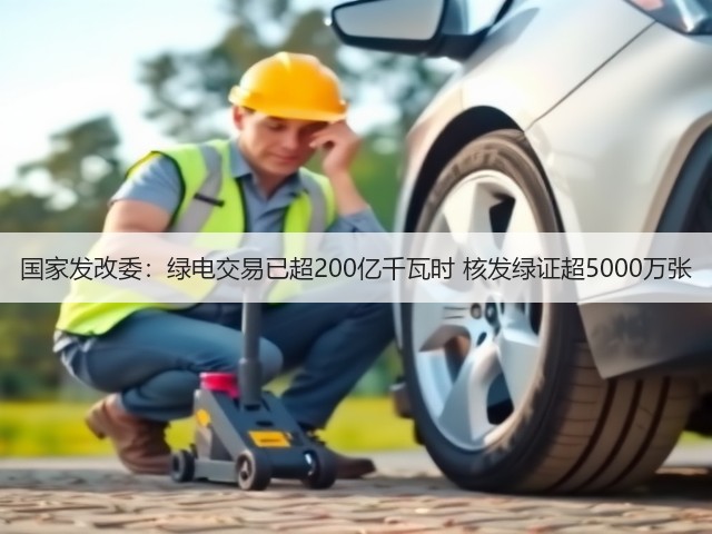 国家发改委：绿电交易已超200亿千瓦时 核发绿证超5000万张(图1)