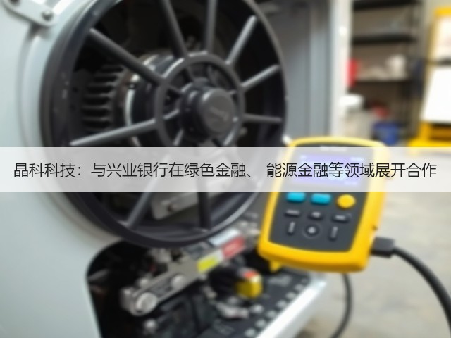 晶科科技：与兴业银行在绿色金融、 能源金融等领域展开合作(图1)