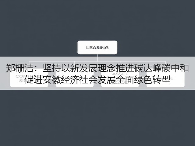 郑栅洁：坚持以新发展理念推进碳达峰碳中和 促进安徽经济社会发展全面绿色转型(图3)