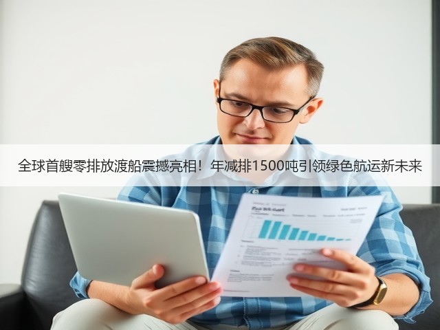 全球首艘零排放渡船震撼亮相！年减排1500吨引领绿色航运新未来(图3)