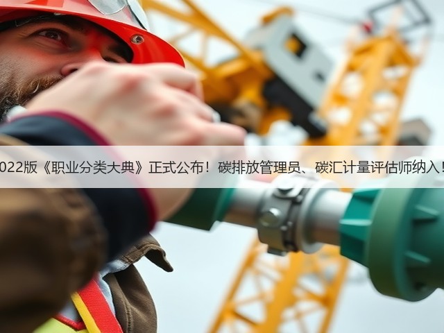2022版《职业分类大典》正式公布！碳排放管理员、碳汇计量评估师纳入！(图2)