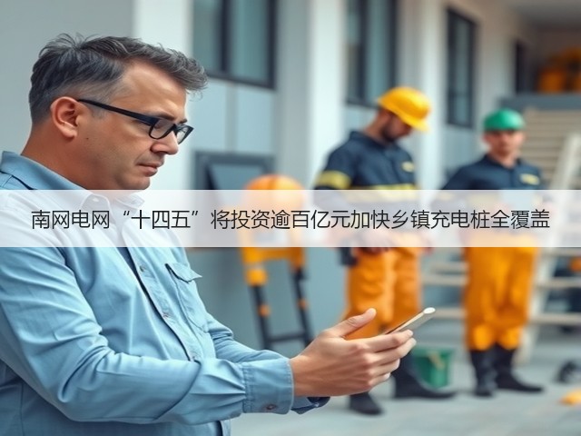 南网电网“十四五”将投资逾百亿元加快乡镇充电桩全覆盖(图1)