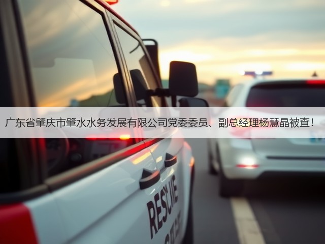 广东省肇庆市肇水水务发展有限公司党委委员、副总经理杨慧晶被查!(图3) 广东省肇庆市肇水水务发展有限公司党委委员、副总经理杨慧晶被查!(图3)