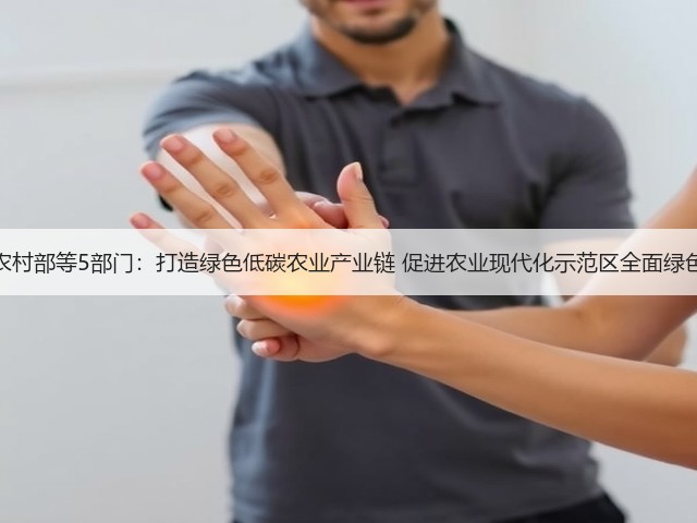 农业农村部等5部门：打造绿色低碳农业产业链 促进农业现代化示范区全面绿色转型(图1)