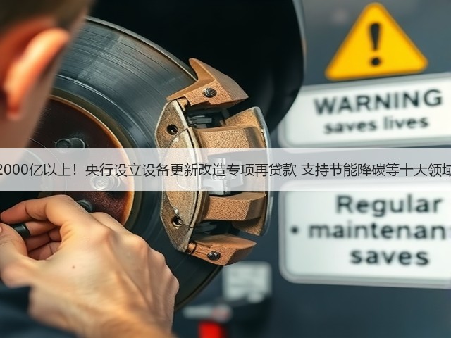 2000亿以上！央行设立设备更新改造专项再贷款 支持节能降碳等十大领域(图1)