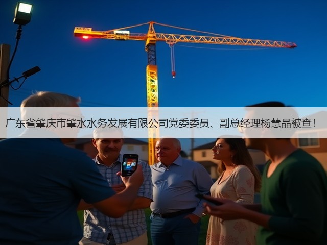 广东省肇庆市肇水水务发展有限公司党委委员、副总经理杨慧晶被查!(图1) 广东省肇庆市肇水水务发展有限公司党委委员、副总经理杨慧晶被查!(图1)