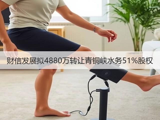 财信发展拟4880万转让青铜峡水务51%股权(图1)