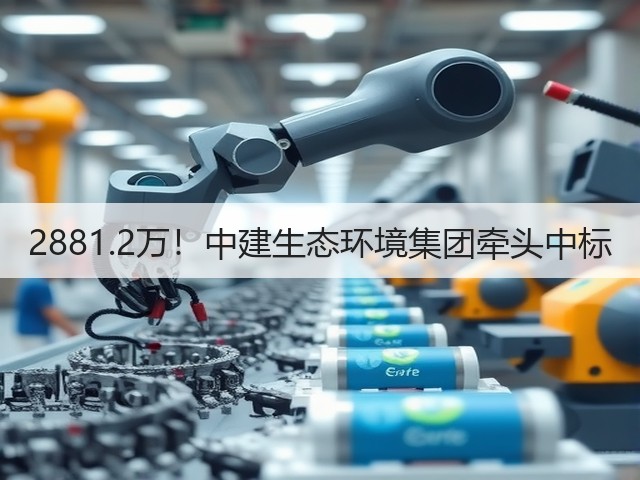 2881.2万！中建生态环境集团牵头中标(图2)