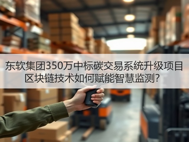 东软集团350万中标碳交易系统升级项目 区块链技术如何赋能智慧监测？(图2)