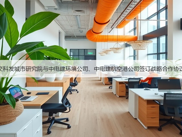 交科发城市研究院与中电建环境公司、中电建航空港公司签订战略合作协议(图2)