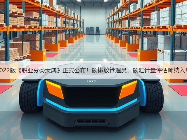 2022版《职业分类大典》正式公布！碳排放管理员、碳汇计量评估师纳入！(图2)