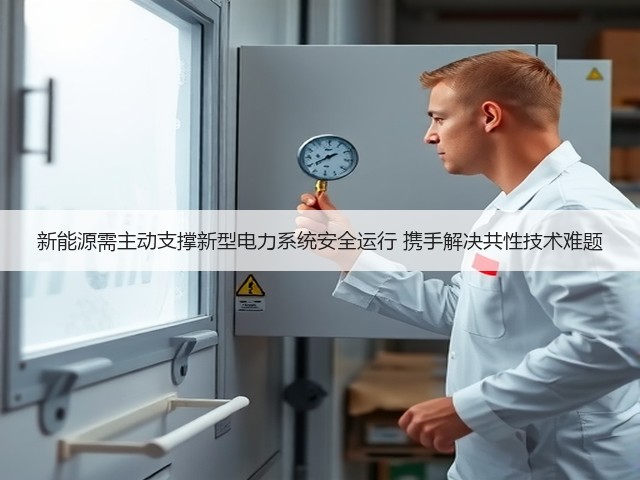 新能源需主动支撑新型电力系统安全运行 携手解决共性技术难题(图3)