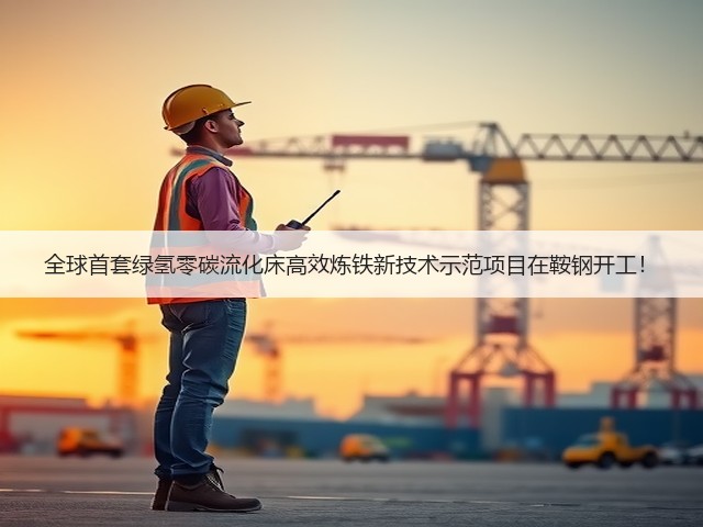全球首套绿氢零碳流化床高效炼铁新技术示范项目在鞍钢开工!(图2) 全球首套绿氢零碳流化床高效炼铁新技术示范项目在鞍钢开工!(图2)