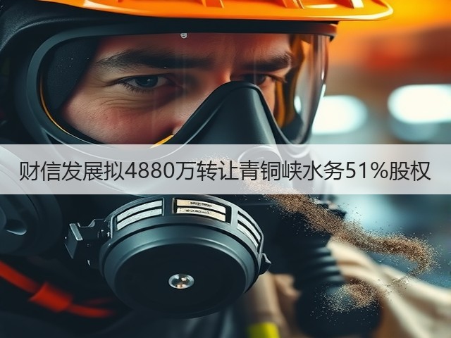 财信发展拟4880万转让青铜峡水务51%股权(图2)