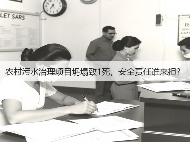 农村污水治理项目坍塌致1死，安全责任谁来担？(图1)