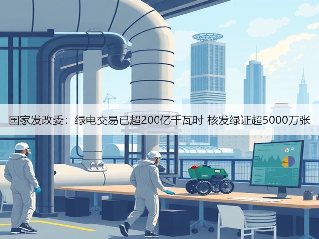国家发改委:绿电交易已超200亿千瓦时 核发绿证超5000万张(图2) 国家发改委:绿电交易已超200亿千瓦时 核发绿证超5000万张(图2)