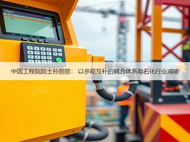 中国工程院院士孙丽丽： 以多能互补的耦合体系助石化行业减碳(图2)