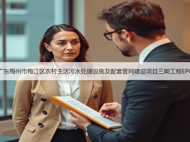 15496万！广东梅州市梅江区农村生活污水处理设施及配套管网建设项目三期工程EPC总承包招标(图2)