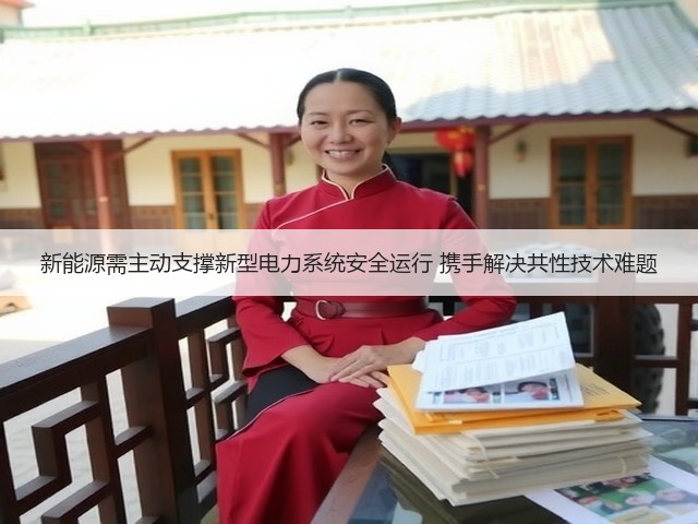 新能源需主动支撑新型电力系统安全运行 携手解决共性技术难题(图2)