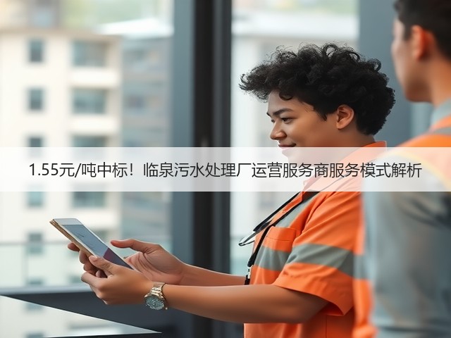 1.55元/吨中标！临泉污水处理厂运营服务商服务模式解析(图1)