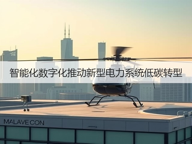 智能化数字化推动新型电力系统低碳转型(图1)