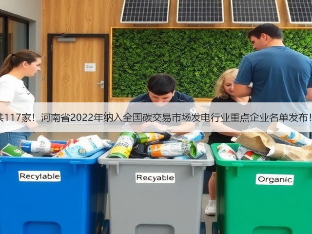 共117家！河南省2022年纳入全国碳交易市场发电行业重点企业名单发布！(图1)