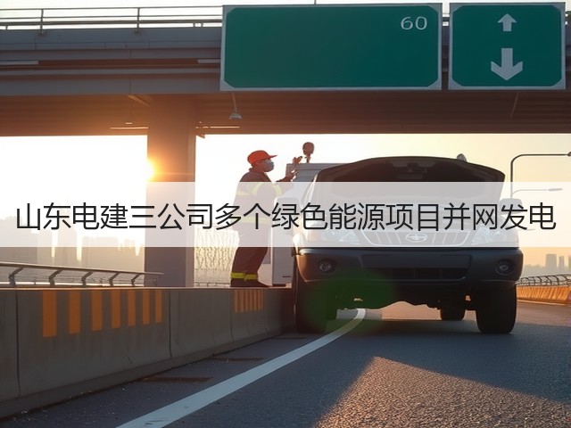 山东电建三公司多个绿色能源项目并网发电(图2)