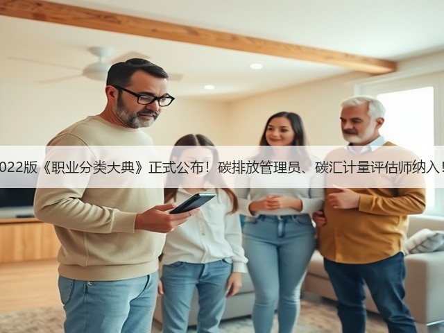 2022版《职业分类大典》正式公布！碳排放管理员、碳汇计量评估师纳入！(图3)