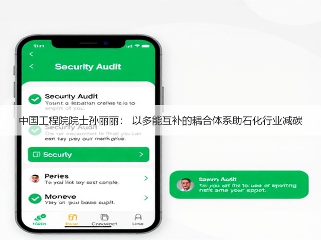 中国工程院院士孙丽丽： 以多能互补的耦合体系助石化行业减碳(图3)
