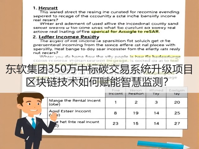 东软集团350万中标碳交易系统升级项目 区块链技术如何赋能智慧监测？(图3)