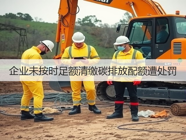 企业未按时足额清缴碳排放配额遭处罚(图2)
