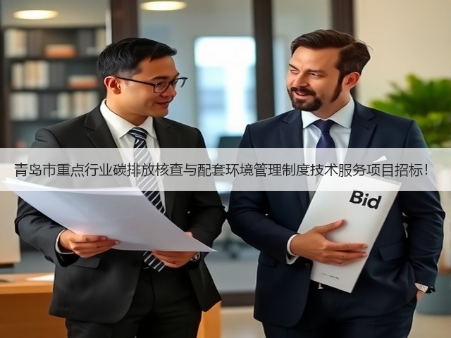 青岛市重点行业碳排放核查与配套环境管理制度技术服务项目招标!(图3) 青岛市重点行业碳排放核查与配套环境管理制度技术服务项目招标!(图3)