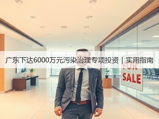 广东下达6000万元污染治理专项投资|实用指南(图3) 广东下达6000万元污染治理专项投资|实用指南(图3)