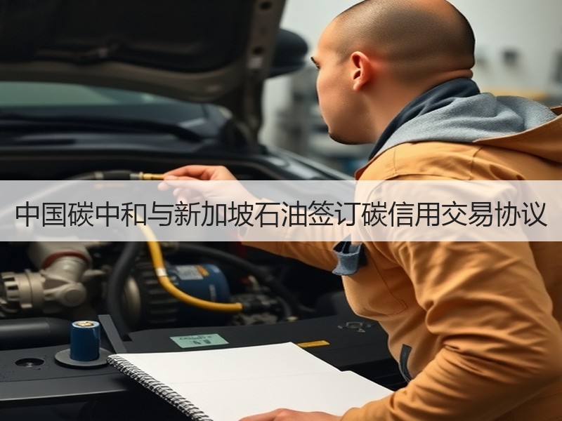 中国碳中和与新加坡石油签订碳信用交易协议