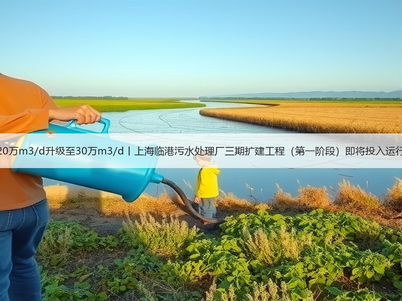 20万m3/d升级至30万m3/d丨上海临港污水处理厂三期扩建工程（第一阶段）即将投入运行