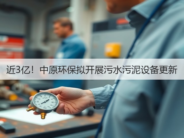 近3亿!中原环保拟开展污水污泥设备更新(图3) 近3亿!中原环保拟开展污水污泥设备更新(图3)