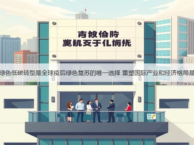 解振华：绿色低碳转型是全球疫后绿色复苏的唯一选择 重塑国际产业和经济格局是大势所趋(图2)