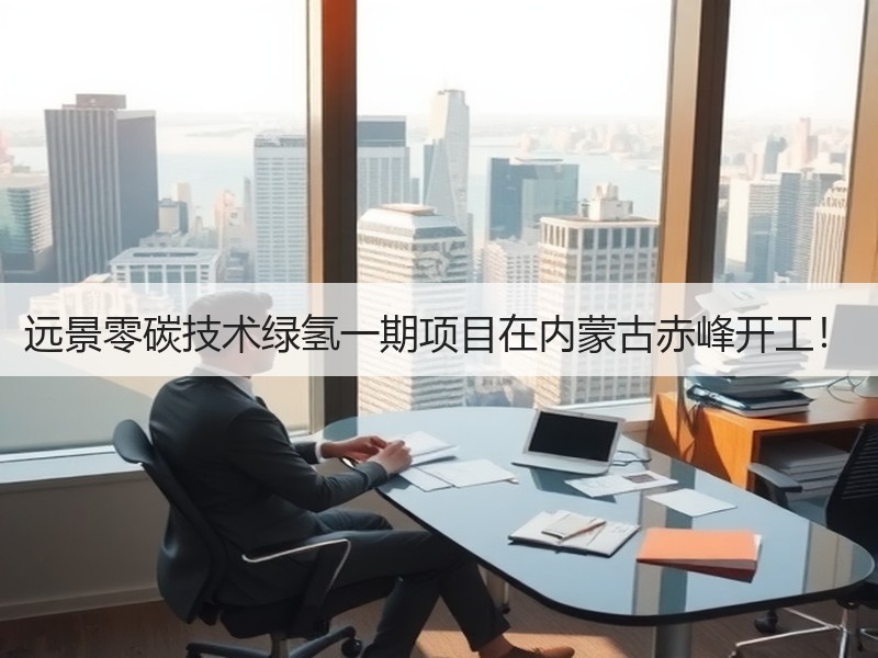 远景零碳技术绿氢一期项目在内蒙古赤峰开工！