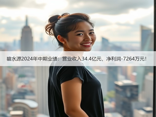 碧水源2024年中期业绩:营业收入34.4亿元,净利润-7264万元!(图3) 碧水源2024年中期业绩:营业收入34.4亿元,净利润-7264万元!(图3)