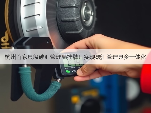 杭州首家县级碳汇管理局挂牌！实现碳汇管理县乡一体化(图3)