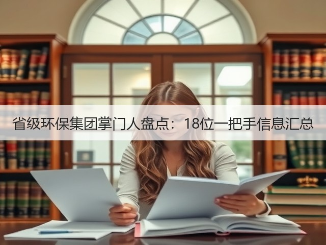 省级环保集团掌门人盘点:18位一把手信息汇总(图2) 省级环保集团掌门人盘点:18位一把手信息汇总(图2)