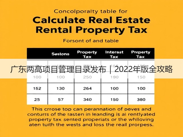 广东两高项目管理目录发布|2022年版全攻略(图1) 广东两高项目管理目录发布|2022年版全攻略(图1)