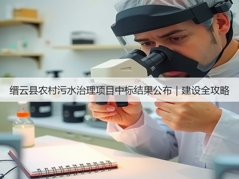 缙云县农村污水治理项目中标结果公布|建设全攻略 缙云县农村污水治理项目中标结果公布|建设全攻略