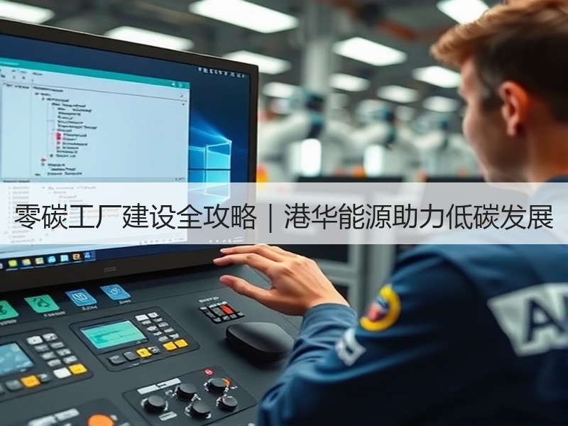 零碳工厂建设全攻略|港华能源助力低碳发展 零碳工厂建设全攻略|港华能源助力低碳发展