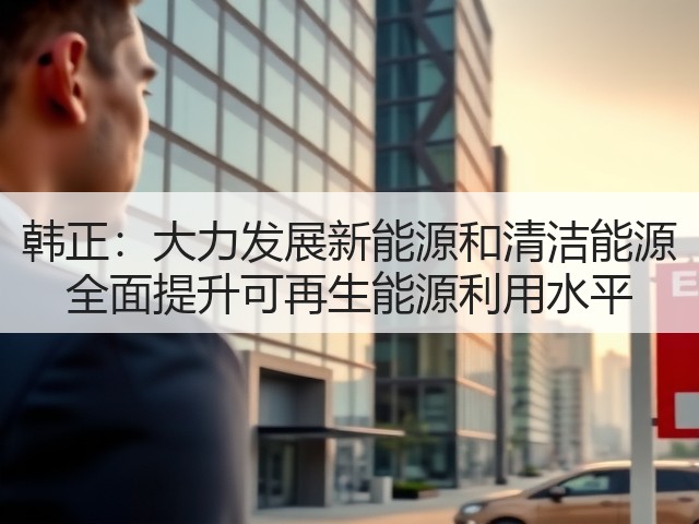韩正:大力发展新能源和清洁能源 全面提升可再生能源利用水平(图3) 韩正:大力发展新能源和清洁能源 全面提升可再生能源利用水平(图3)