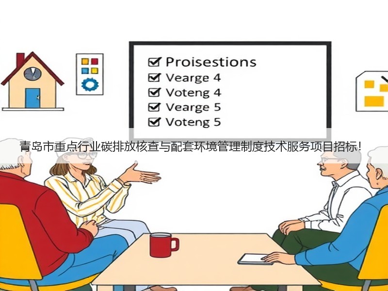 青岛市重点行业碳排放核查与配套环境管理制度技术服务项目招标！
