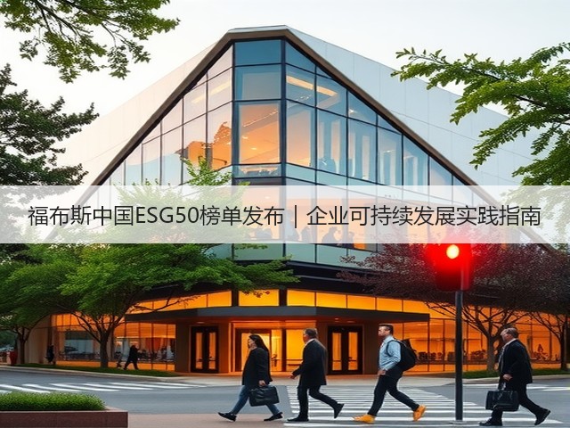福布斯中国ESG50榜单发布|企业可持续发展实践指南(图2) 福布斯中国ESG50榜单发布|企业可持续发展实践指南(图2)