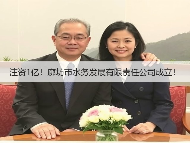 注资1亿!廊坊市水务发展有限责任公司成立!(图2) 注资1亿!廊坊市水务发展有限责任公司成立!(图2)