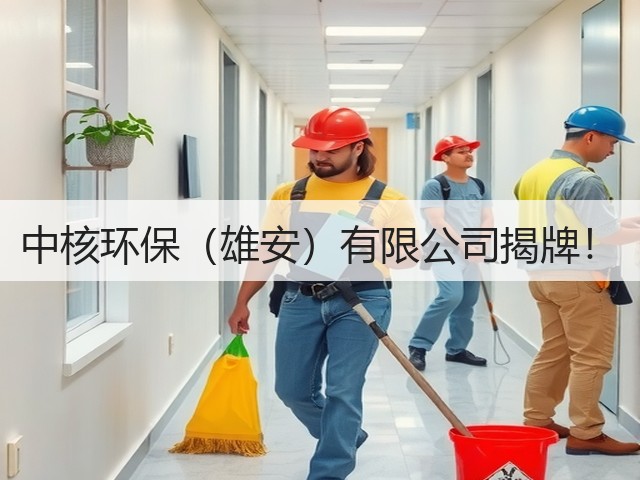 中核环保(雄安)有限公司揭牌!(图3) 中核环保(雄安)有限公司揭牌!(图3)