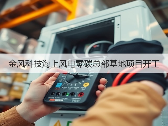 金风科技海上风电零碳总部基地项目开工(图1)